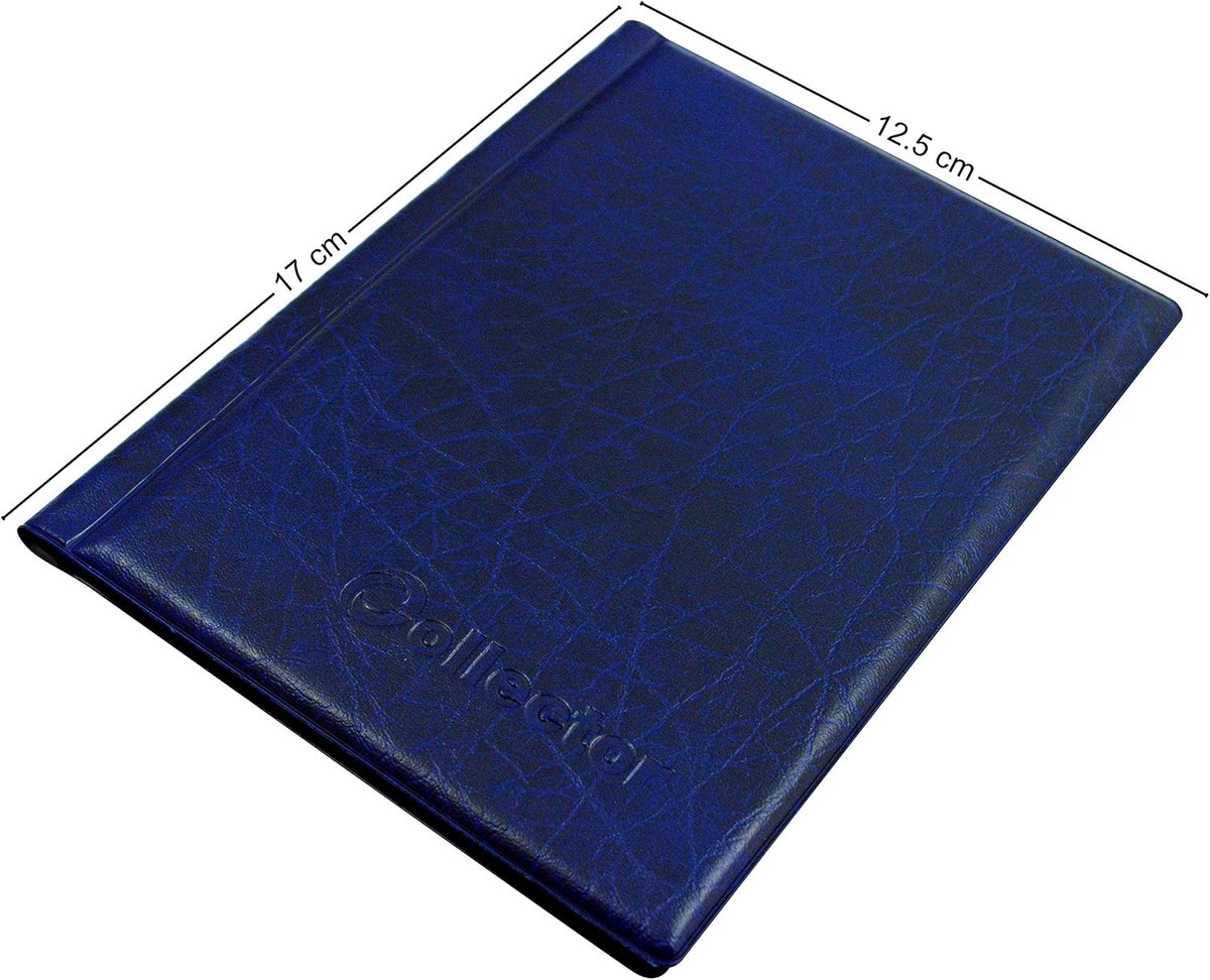 Muntalbum voor 48 grote munten - Blauw - Ruime capaciteit - Perfect voor verzamelaars - ShopVlot