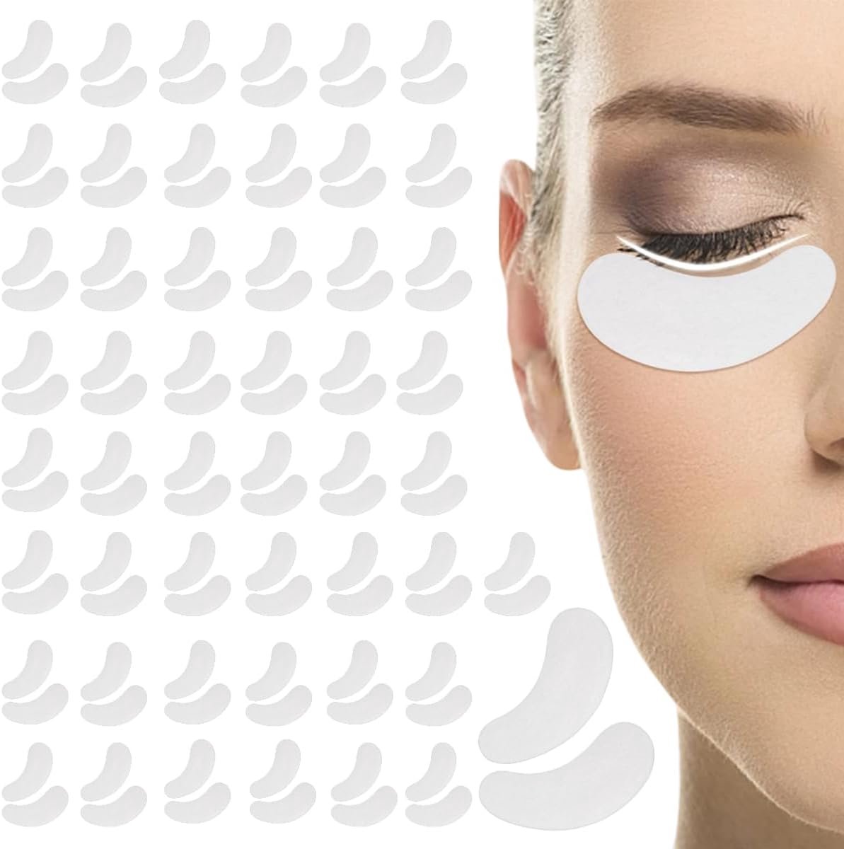 Eyelash Extension Eye Pads - 50 Pairs - Gel Pads - Hygienisch en comfortabel - Ideaal voor salons - ShopVlot