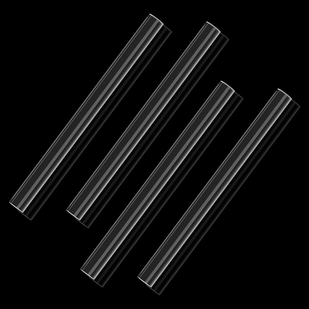 Kleiroller set - 4 rollen van 16,5 cm - acryl - stevig en glad - ideaal voor creatief knutselen - ShopVlot