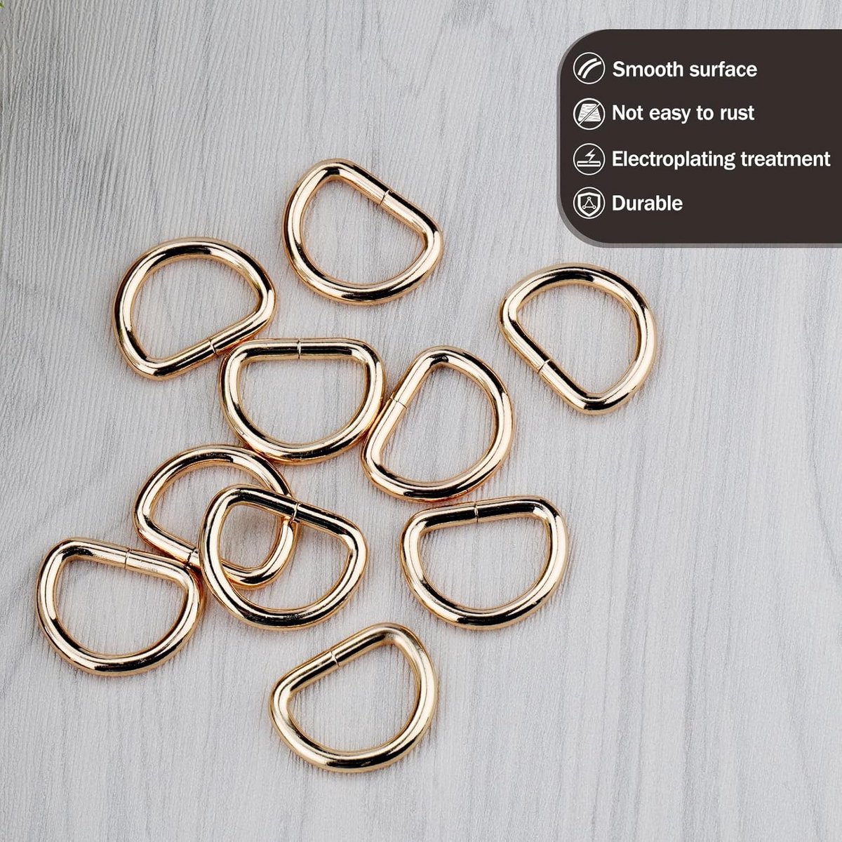 D-ring halfrond