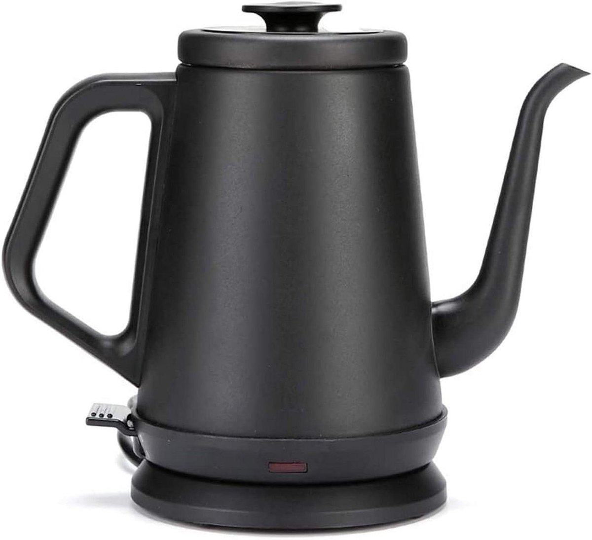 Elektrische Waterkoker - Theepot Ketel - Snel Water Koken - Zwanenhals Uitloop - 1000 ml - Zwart