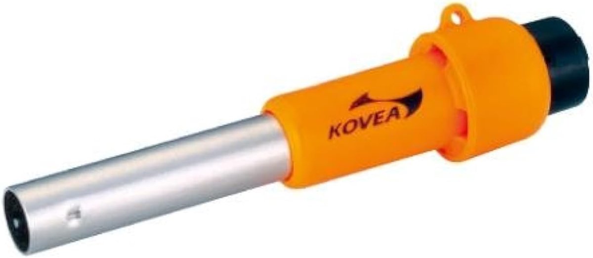 Automatische aansteker - piezo - oranje - ideaal voor kamperen - SnelShoppen