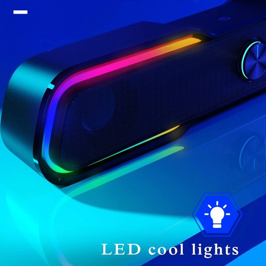 Soundbar met Subwoofer - Draadloze Speaker - Muziek Luisteren - 3D Surround Geluid - 2.0 Kanalen - Zwart — afbeelding 3