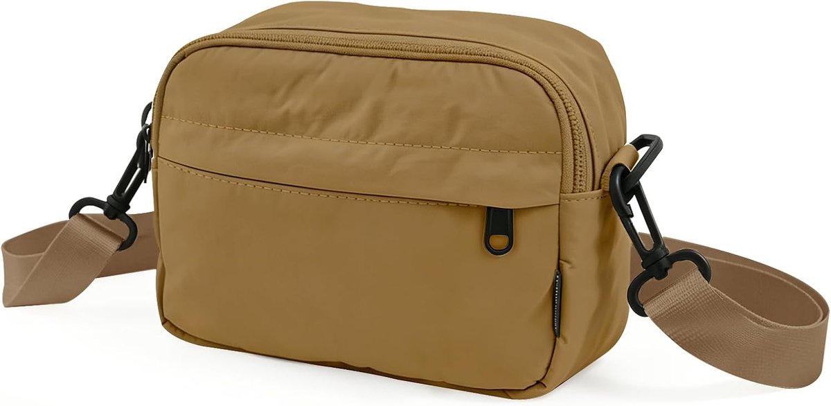 Schoudertas voor dames van nylon, schoudertas voor dames, kleine lichte waterdichte schoudertas met verstelbare schouderriem