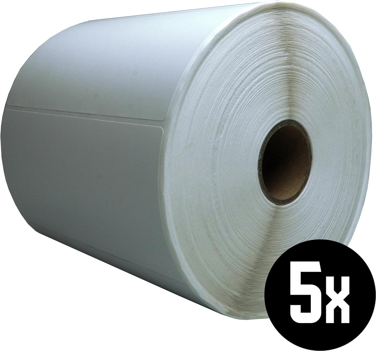 Thermo etiketten 102x50mm - 1300 etiketten per rol - Wit - Permanent - Geschikt voor zelfbedrukken - SnelShoppen