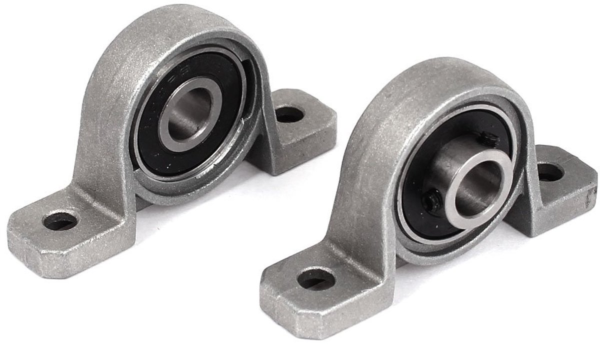 sourcing map 2 stuks 8 mm binnenkant Dmr zelfuitlijning behuizing kogellagers KP08 zilvertint grijs DE de