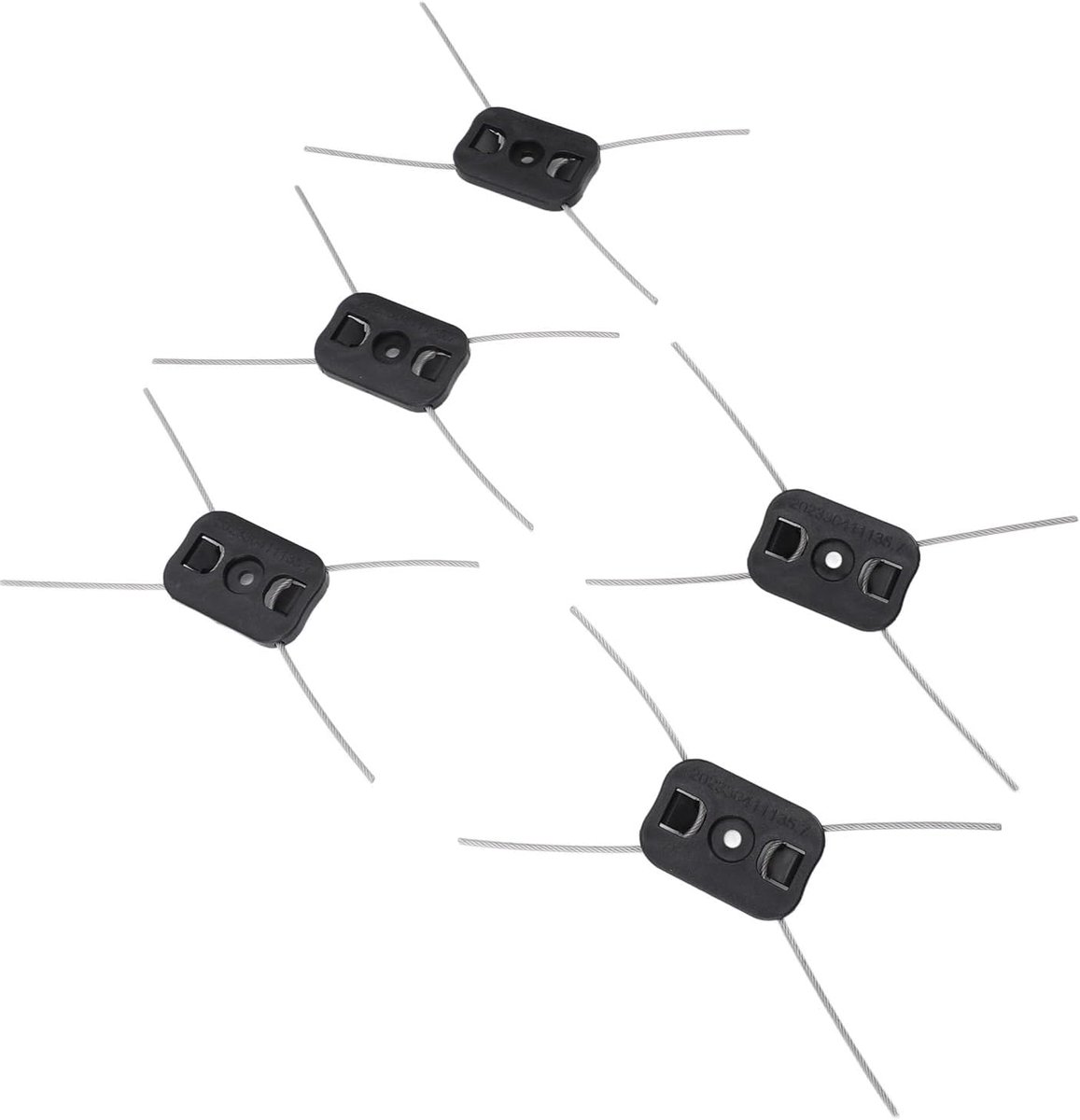 Vervangingskop voor Grastrimmer, Roestvrij Staal, voor Elektrische Onkruidvreter en Grasmaaier, Geschikt de Meeste Draadloze Bosmaaiers, 10 Stuks Vervangingskop Grastrimmer, ABS en