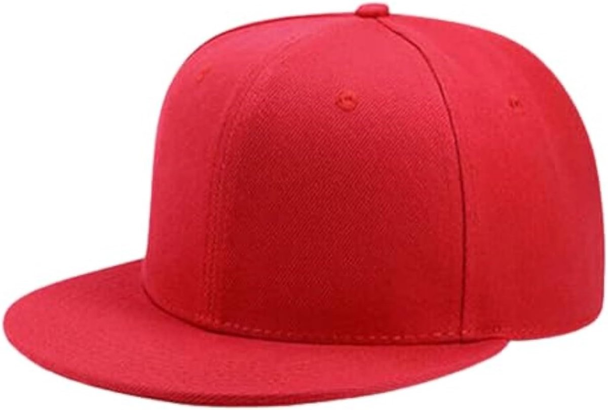 Klassieke Snapback Hoed Cap Hip Hop Stijl Platte Bill Lege Effen Kleur Verstelbare Maat