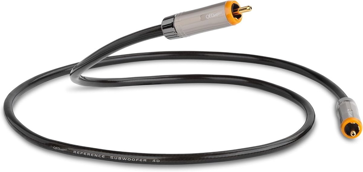 Subwoofer kabel 40,3 m - Grijs - 99,999% zilvergeplateerd - Verbeterde geluidskwaliteit - SnelShoppen