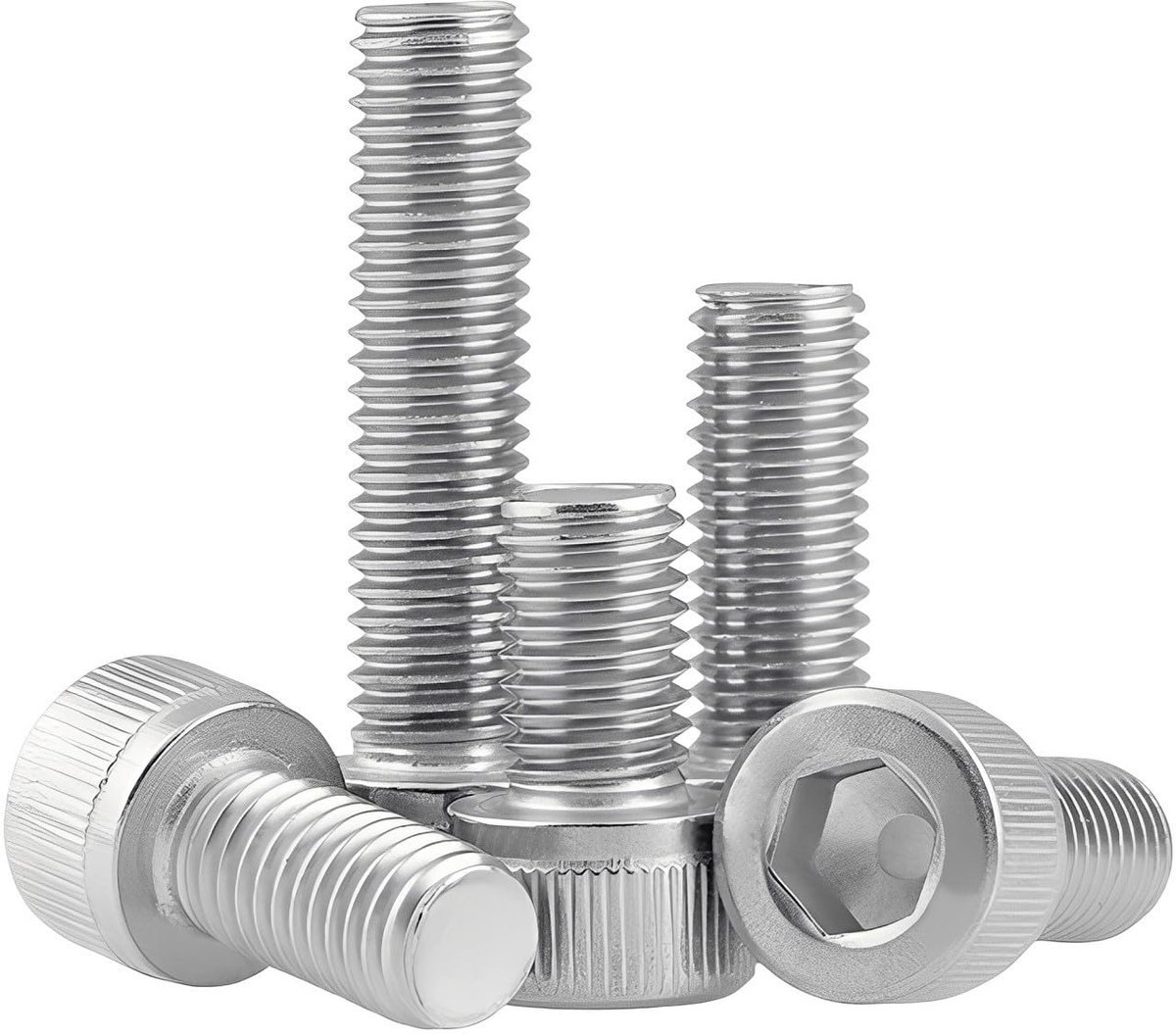 20 stuks cilinderschroeven met binnenzeskant M3 x 12 mm - cilinderkopschroeven roestvrij staal A2 V2A schroeven binnenzeskantschroeven volledige schroefdraad, zilver