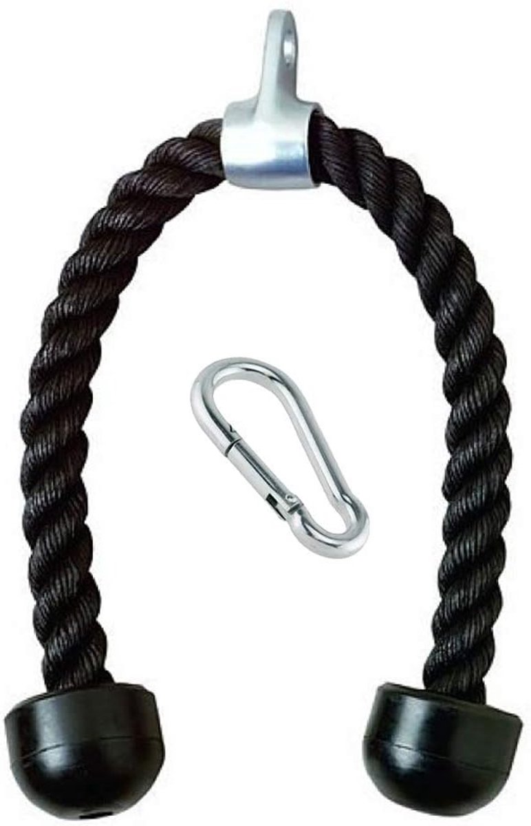 Rope Push Pull Down Rope Cord voor Multi Gym Kabel Bevestiging met Gratis Carabiner Clip