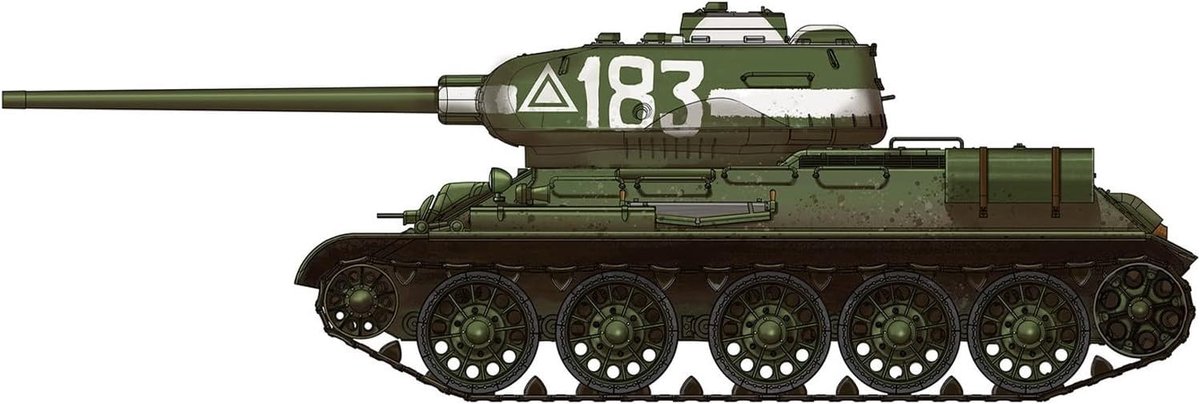 FIELD MODEL 5083 T-34/85 Model 1944 Factory No.183 schaal - 1:35 - modelbouw