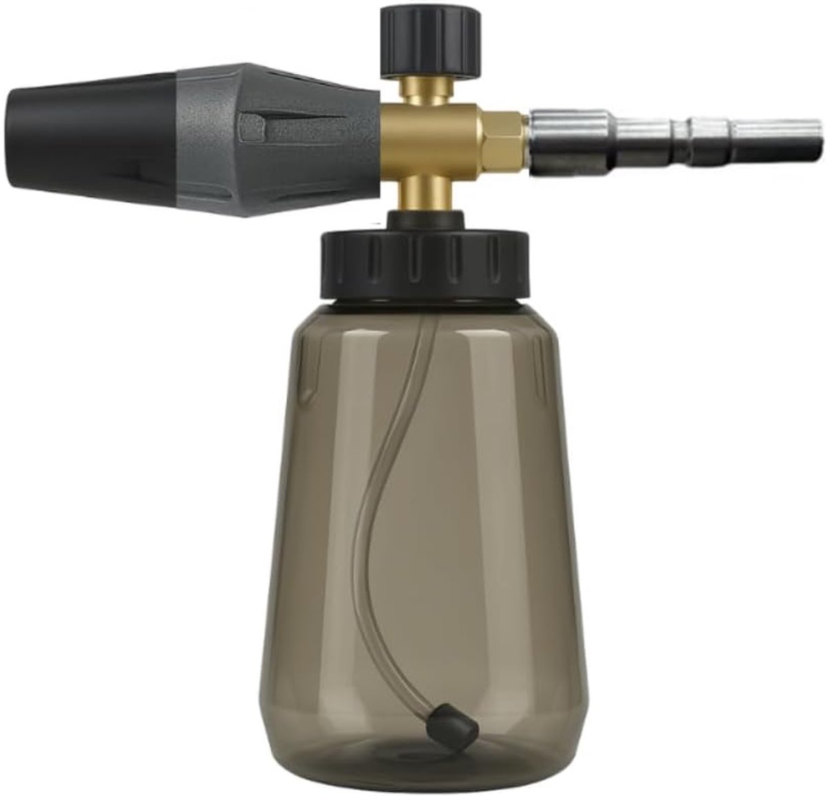 Foam lance D12 - Magical dark grey smoked - quick release stekker - eenvoudig gebruik - SnelShoppen