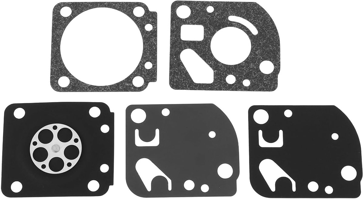 5 stuks Trimmer Carburateur Diafragma Set Compatibel met ZAMA Carburateur Compatibel met McCulloch Trim Mac SL en SL+