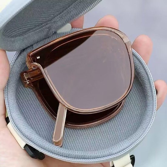 Gepolariseerde overbril voor dames, licht en opvouwbaar, UV400, anti-verblinding voor autorijden, vissen, outdoor, zonnebril voor dames, Zwart — afbeelding 3