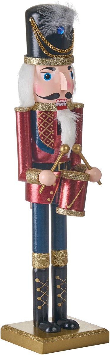 HOGSJON - Decoratief figuur - Rood - Dennenhout