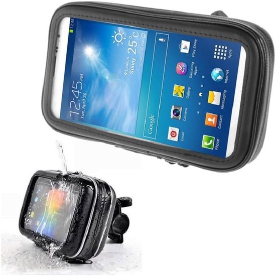 Support voor Bicycle Handlebar and Rotatable Waterproof Motorcycle 360º voor GONEX NEX 5 (2020) - Black — afbeelding 5