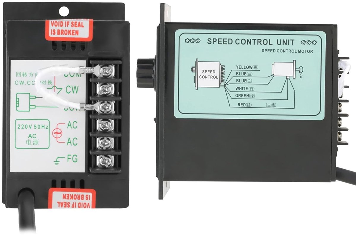 400W AC 220V Motor Speed Controller Pinpoint Regulator Controller Voorwaarts Achterwaarts voor het verpakken van afdrukken