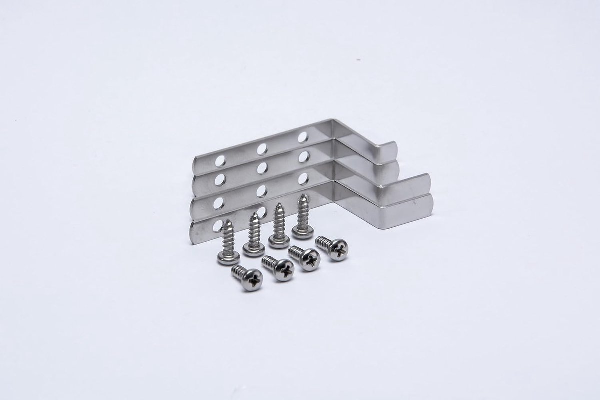 Montagebeugel 30 mm - Aluminium - Zonder boren - Geen schade aan je raam - ShopVlot