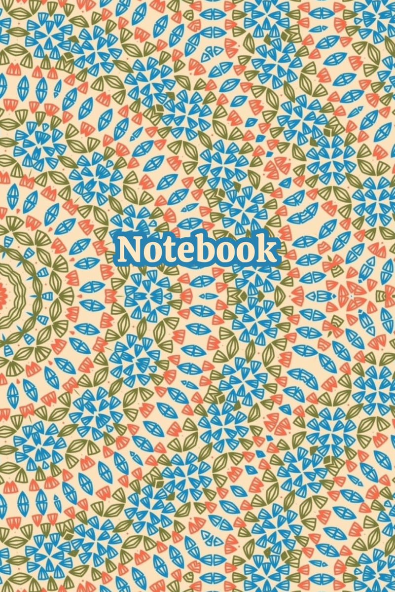 Haakpatroon Notitieboek - Geometrische Print - Lege Pagina's - Ideeën en Schetsen Vastleggen - ShopVlot