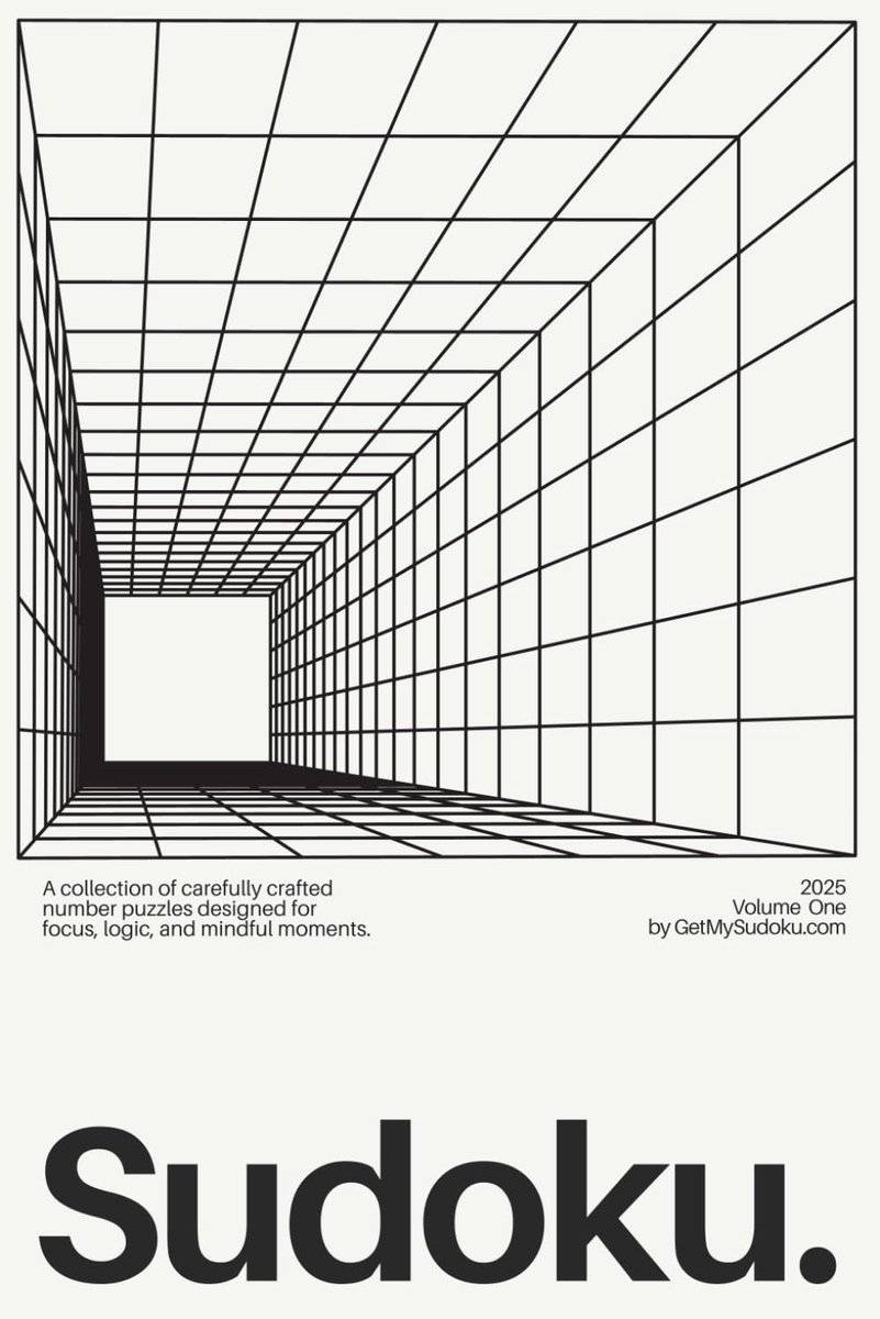 Sudoku puzzel - minimalistisch ontwerp - esthetische logica puzzels - bevorder focus en kalmte - ShopVlot