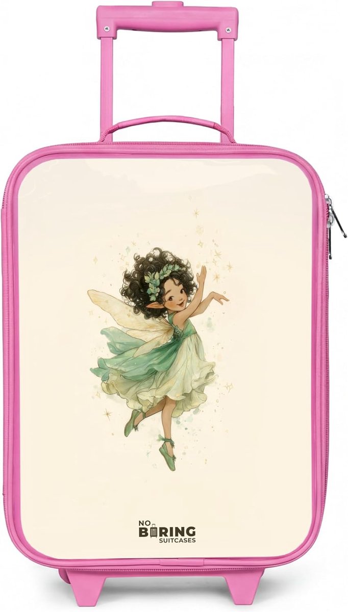 Kinderkoffer Compact 48x31x19 cm - Bosfee - Lichtgewicht met lichtgevende wielen - Perfect voor op reis - ShopVlot