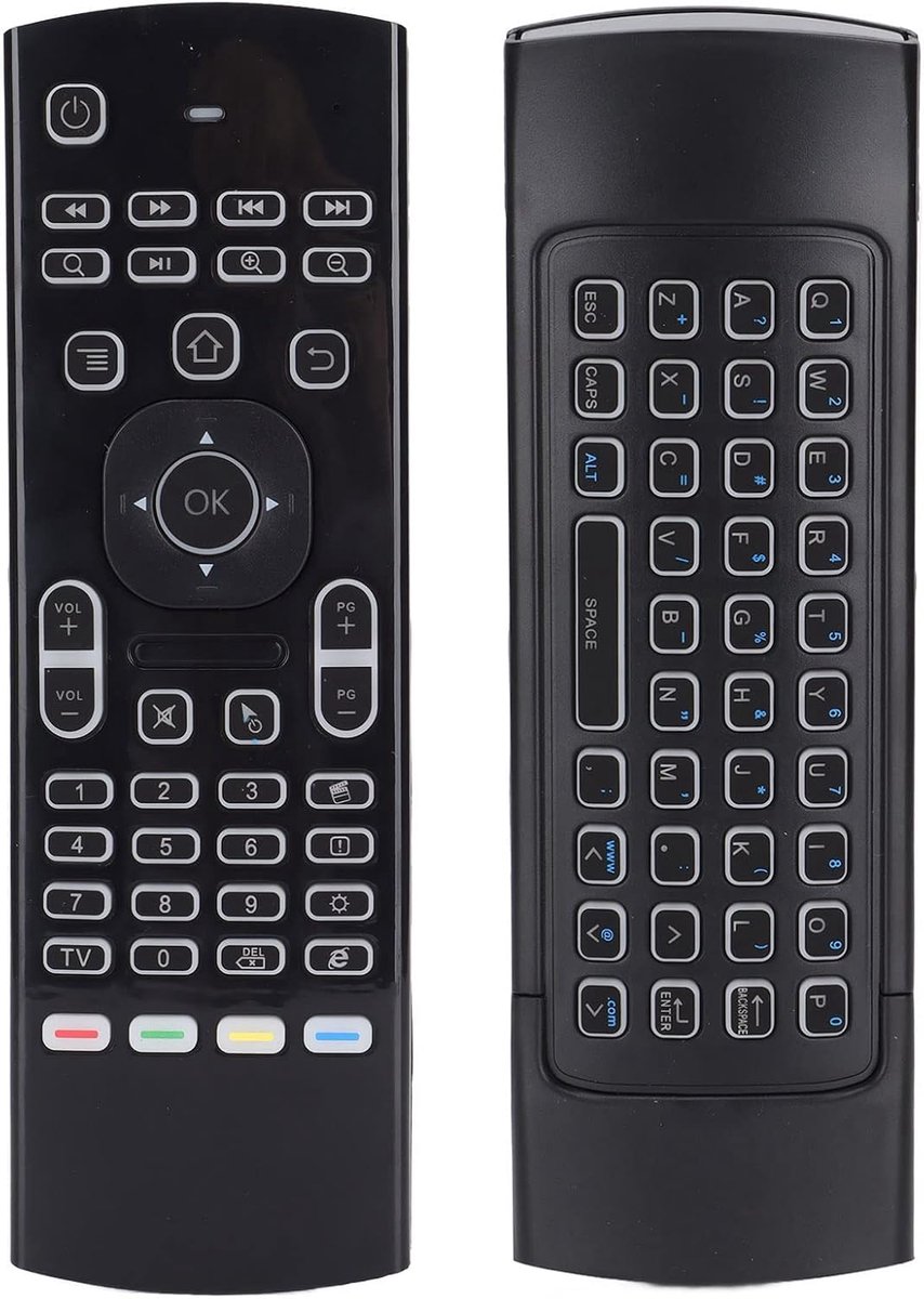Air Fly Mouse Keyboard - Draadloze afstandsbediening - Verlicht - Ideaal voor presentaties - ShopVlot