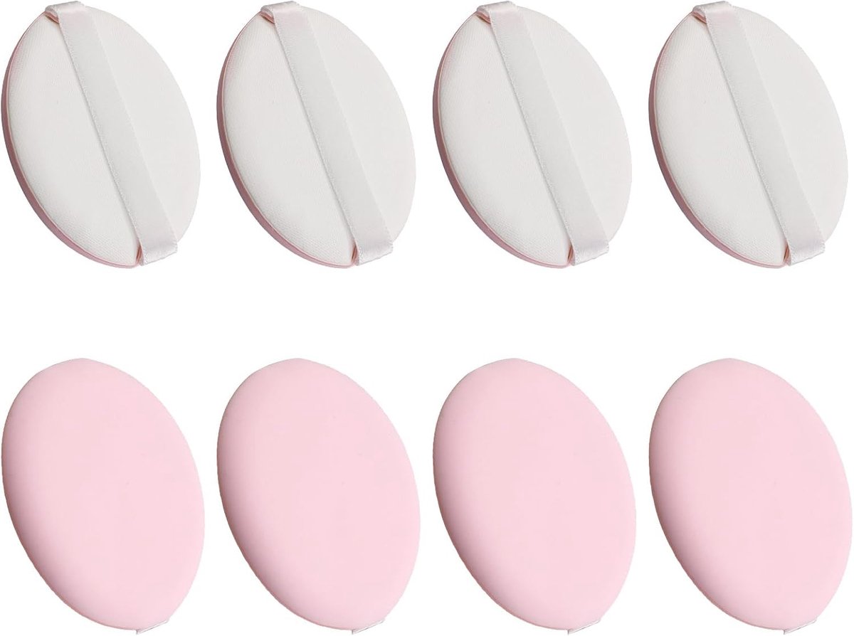 Makeup sponsjes set van 8 - Ultra zachte make-up en beautyblender - Dubbelzijdig en multifunctioneel - ShopVlot