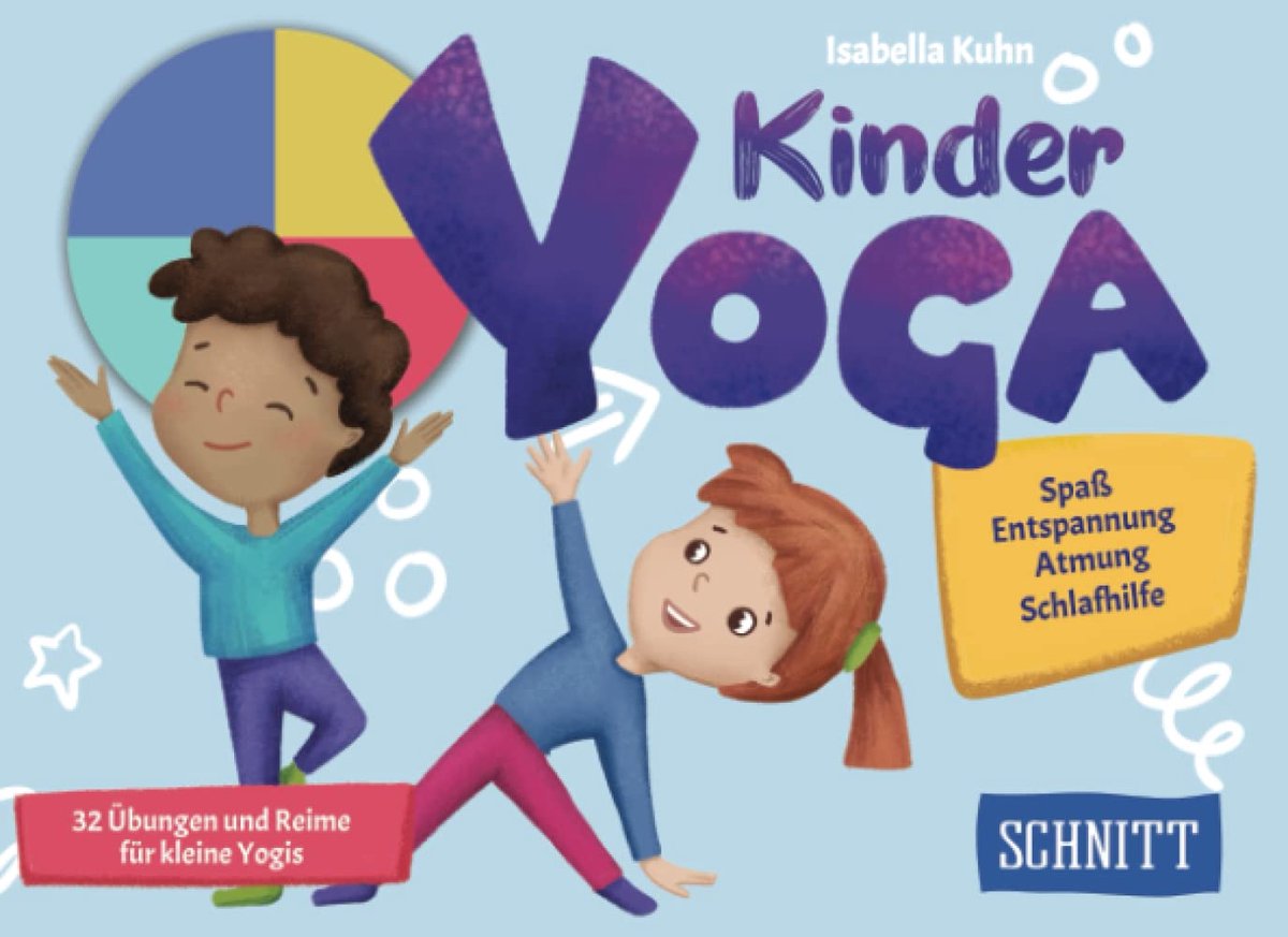 Kinderyoga oefeningen - 32 oefeningen en rijmpjes - ontspanning en ademhaling - slaaphelper voor kinderen - ShopVlot