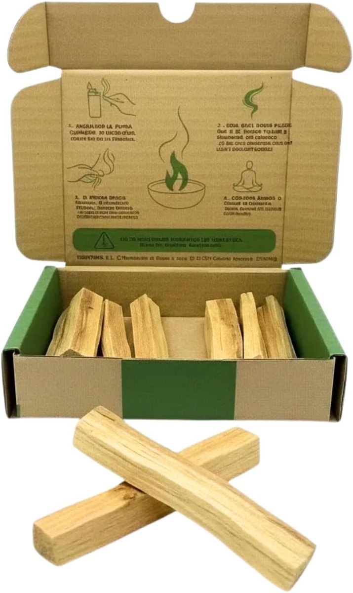 Palo Santo incense 50g - natuurlijke houtsticks - energetische reiniging - voor meditatie - ShopVlot