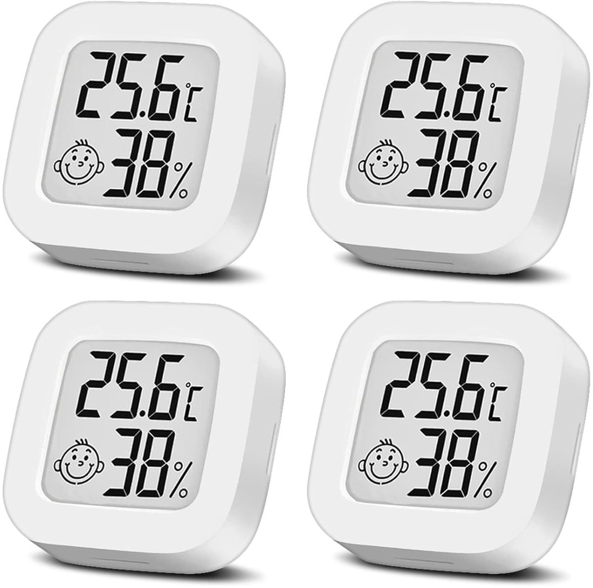Luchtvochtigheidmeter Thermometer Binnen - Mini LCD Display - Hoge Nauwkeurigheid - ShopVlot