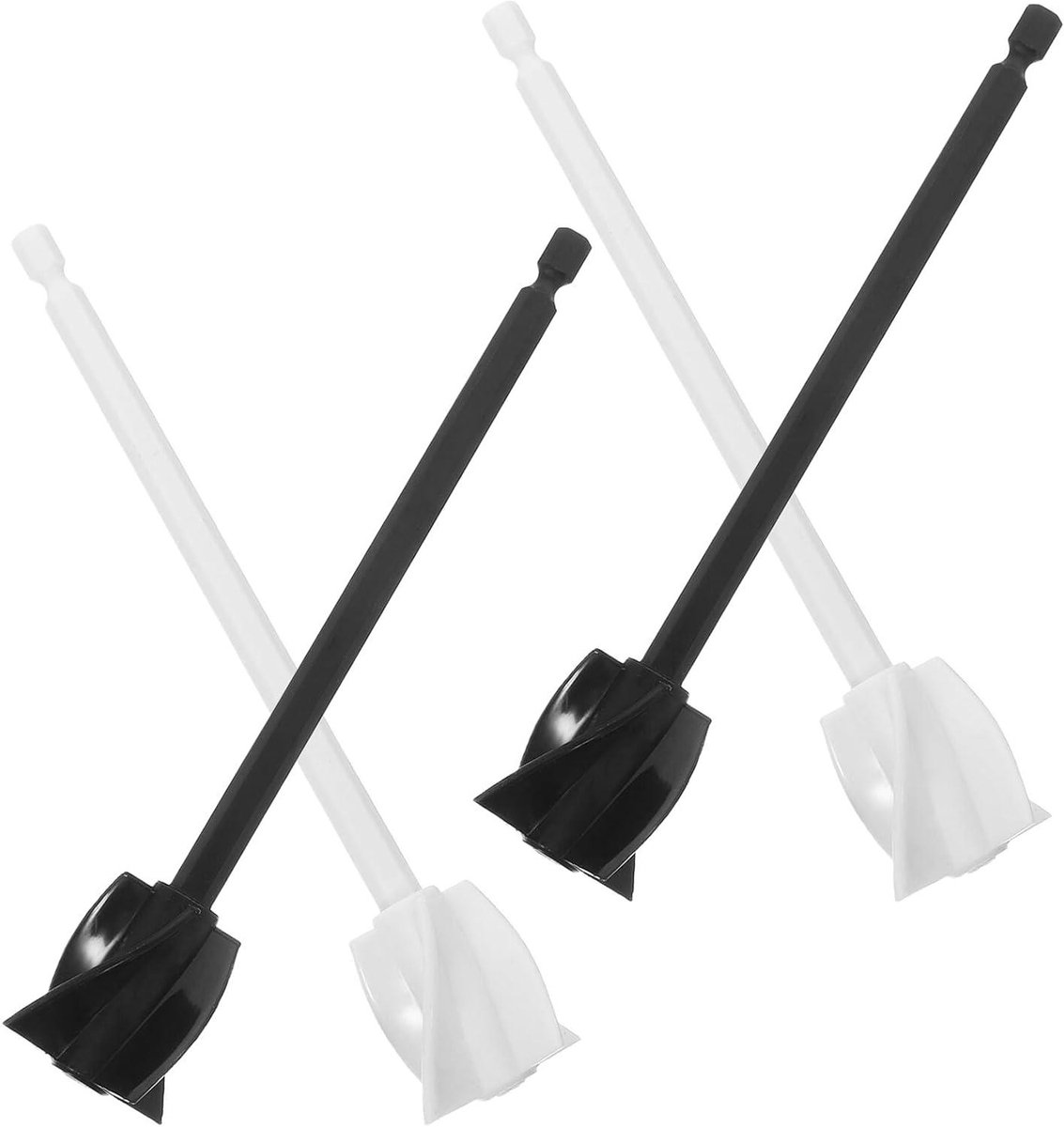 Mixer Peddels - Roerstokken Mengstaafjes - Hars en Verf Mengen - Spiraalvormig Ontwerp - 16.4 cm - Diverse kleuren