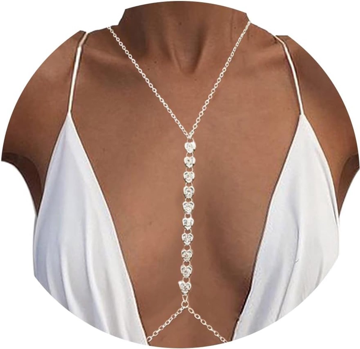 Body Chains Dames Sexy Buik Heupketting - Strass Borstketting - Perfect voor Zomer Strandfeest - SnelShoppen