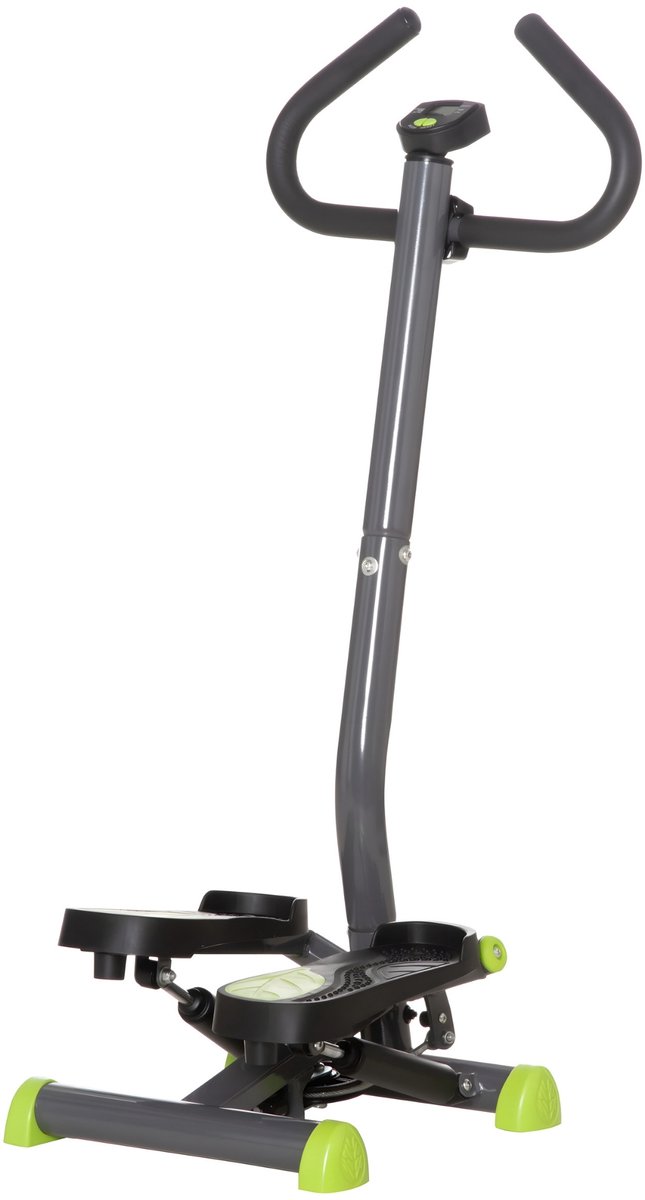 Swing Stepper Fitness met LCD Scherm – Hometrainer Stepper tot 100 kg – 55x44x108 cm – Multicolor