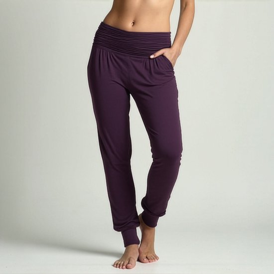 Yoga-Harempants "ala" - elderberry XL Loungewear broek YOGISTAR van YOGISTAR — afbeelding 4