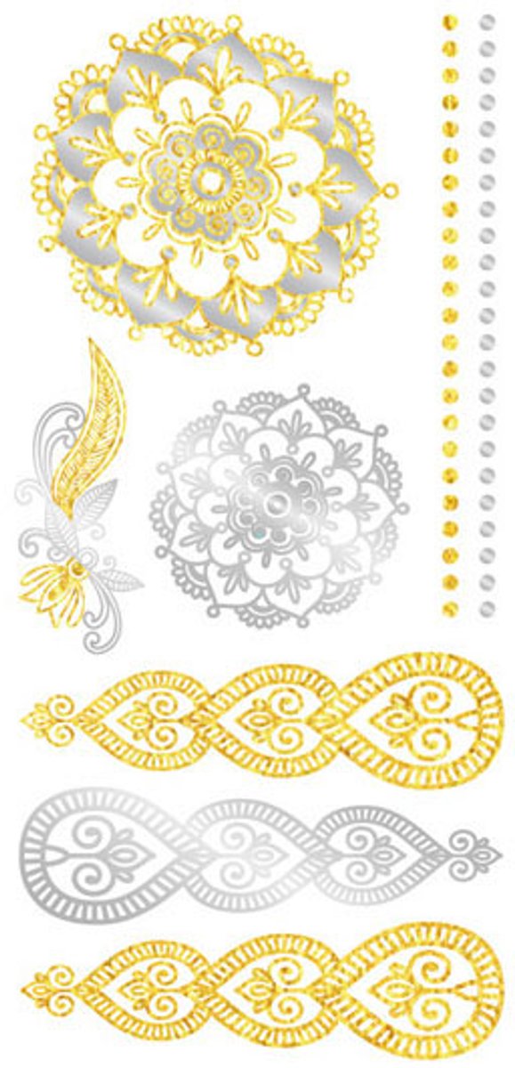 Tijdelijke tattoo mandala pols 3 dagen