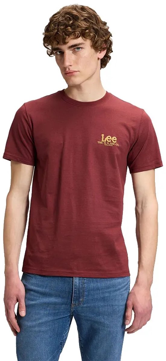 Lee Medium Regular Fit T-shirt Met Korte Mouwen M Man Porto
