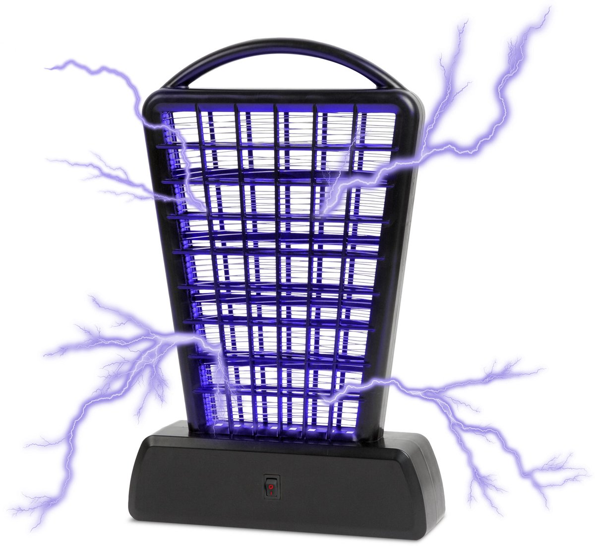 Tafel UV insectenlamp / Muggenlamp - met batterij en USB voeding - zwart - muggen- en vliegenvanger [55668]