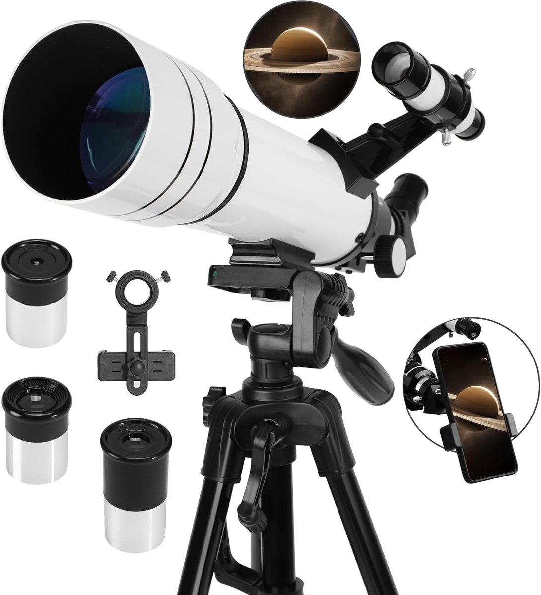 Telescoop 70 mm - Refractor telescoop - Geschikt voor volwassenen en kinderen - Ontdek de sterrenhemel - ShopVlot