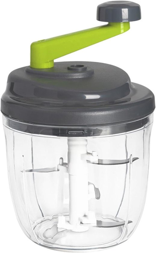 Keuken Snijmachine - Groentehakker Handmatig - Snel Ingrediënten Snijden - Compact Lichtgewicht Ontwerp - 17.5 x 14.3 x 13.6 cm — afbeelding 4