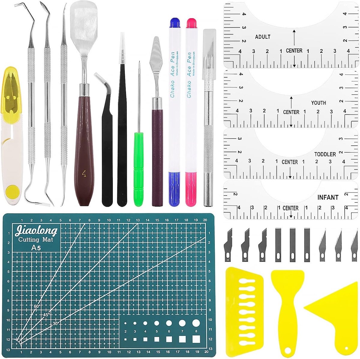 Vinyl Weeding Tool Set - Precisie Gereedschap - Voor Nauwkeurig Ontwerpen - Snel en Efficiënt - SnelShoppen