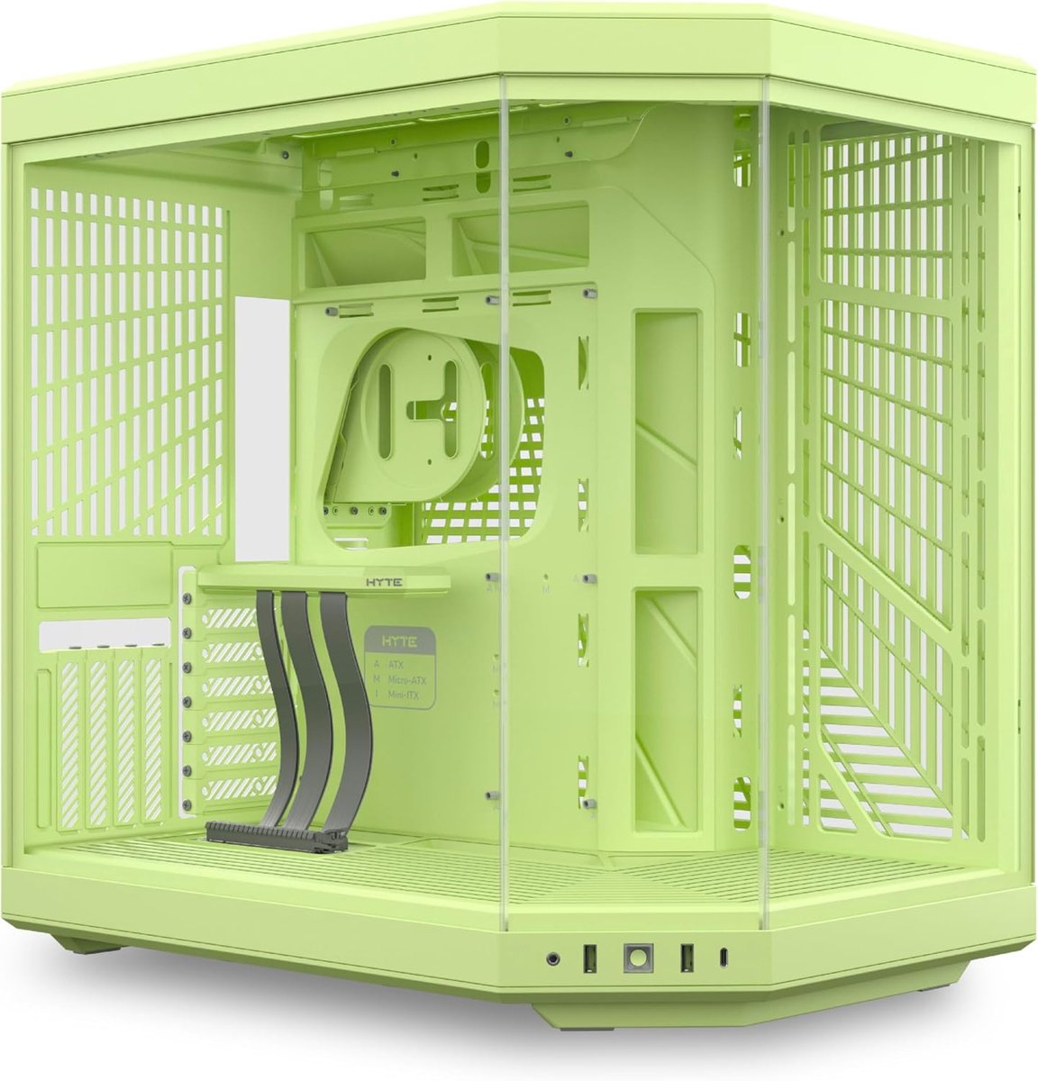 Gaming PC Desktop Case - Hyte Y70 Mid-Tower - Panoramisch Gehard Glas - Hoge Luchtstroom - ShopVlot