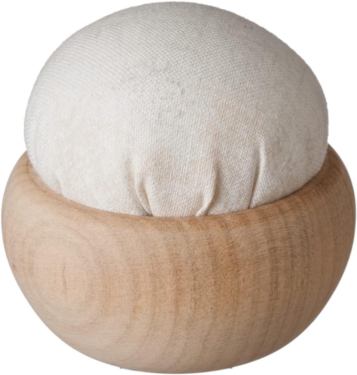 Pinset GREY UNOHANAIRO - ronde onderkant van wit kersenhout - comfortabele grip - perfect voor naaiwerk - ShopVlot