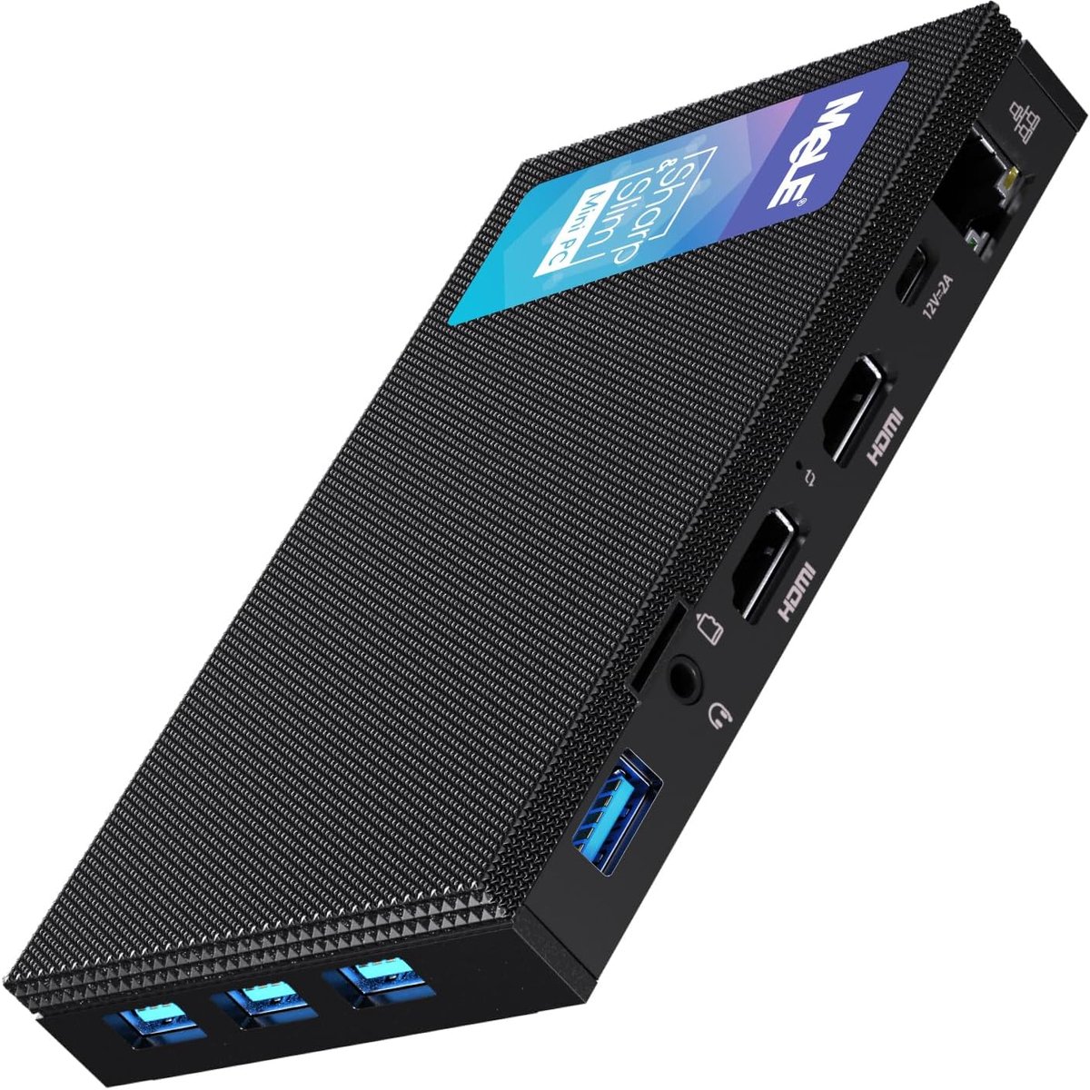Mini PC fanless N5100 - 8GB RAM, 256GB opslag - Dual HDMI 4K - Ideaal voor 24/7 gebruik - ShopVlot