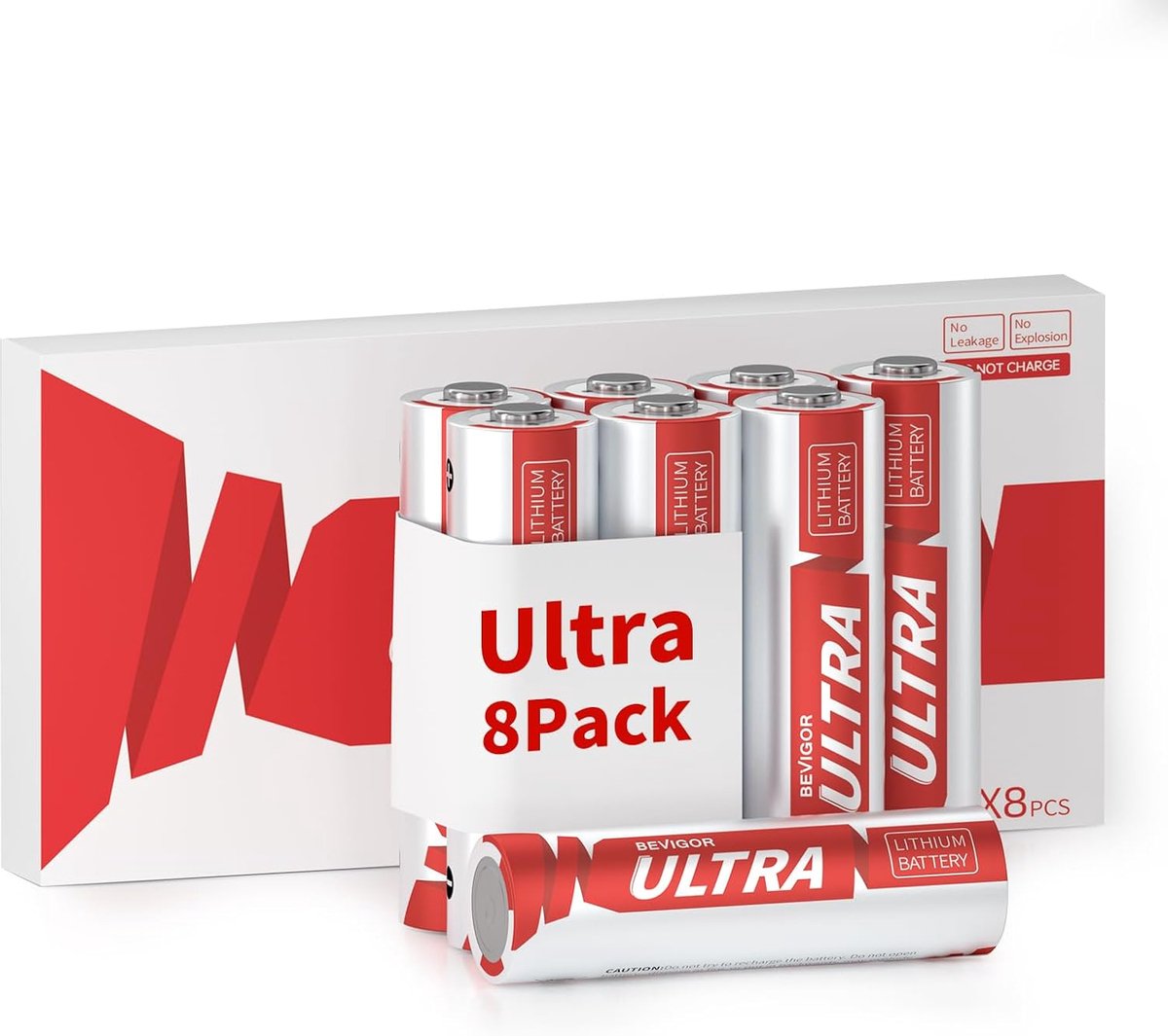 AA lithium batterijen 3500mAh - niet oplaadbaar - verbeterde veiligheid - ideaal voor huishoudelijke apparaten - ShopVlot