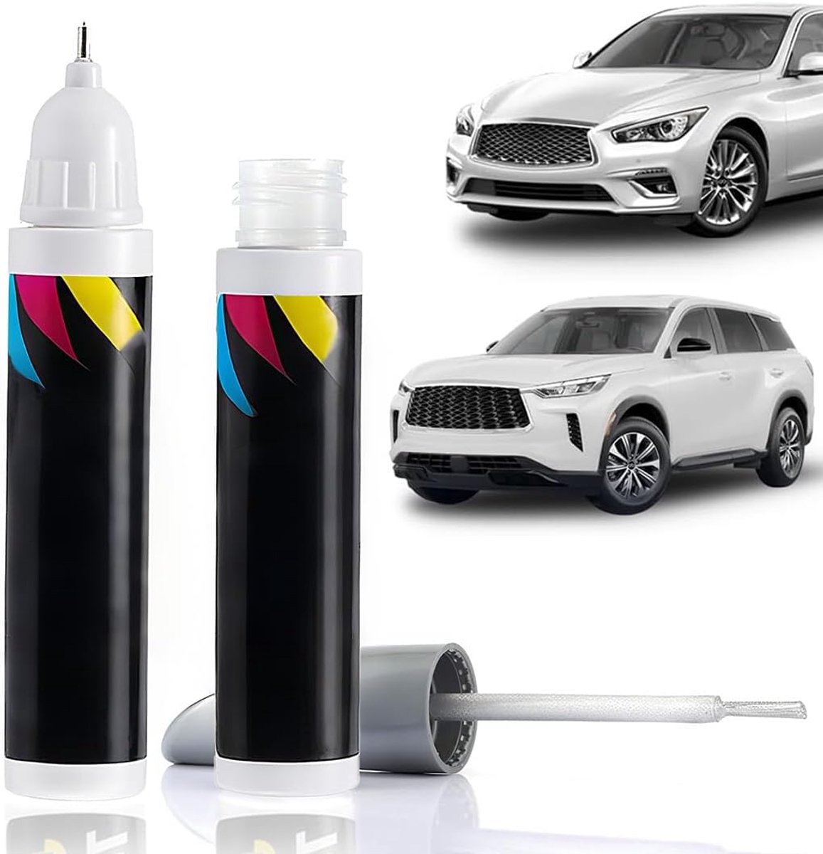 Reparatielak voor auto - zilverkleurig - originele kwaliteit - snel krassen verbergen - ShopVlot