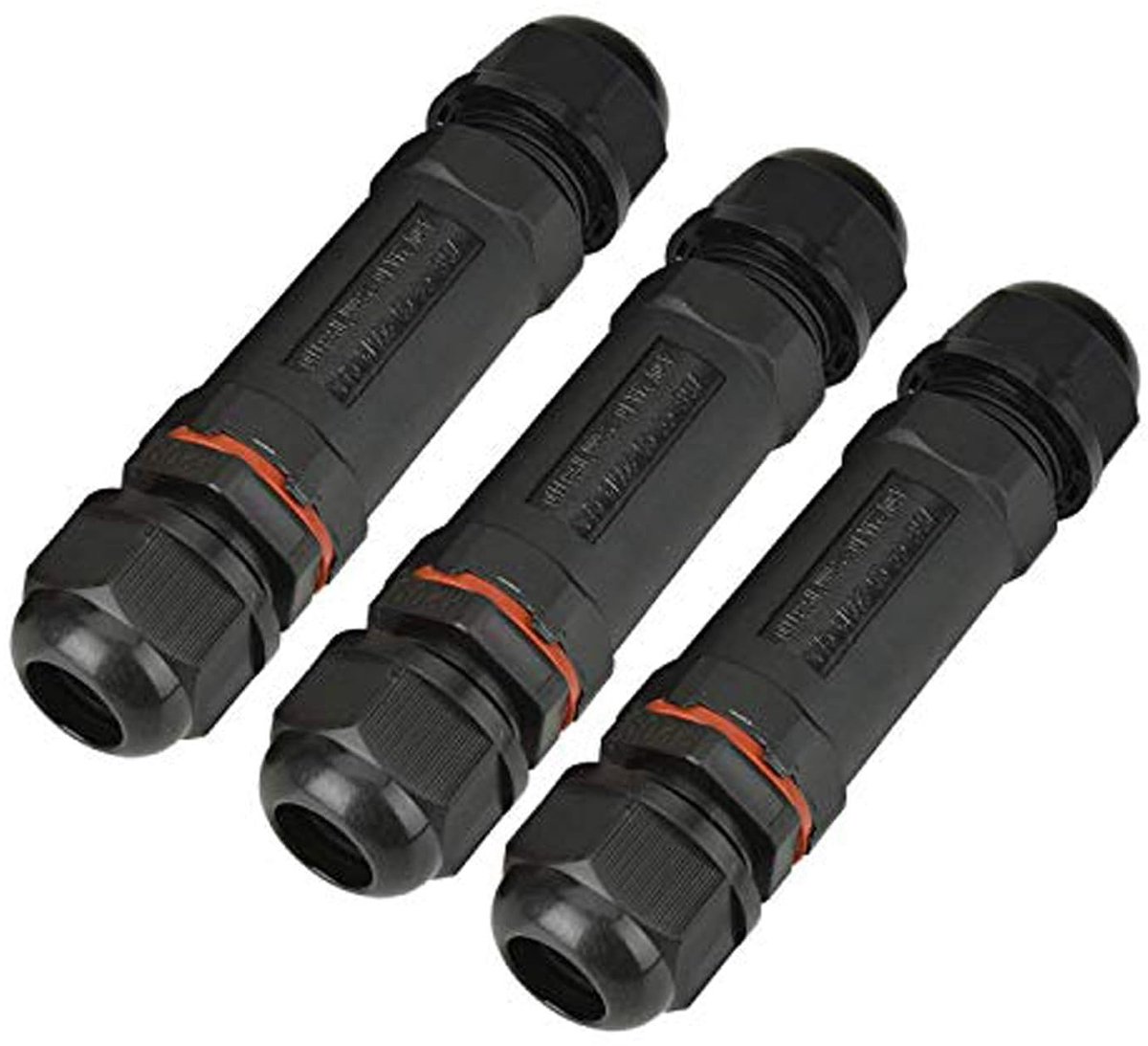 Kabelconnector 3-pack - waterdicht IP68 - verbindingsdoos voor Ø1-13 mm kabel - ShopVlot