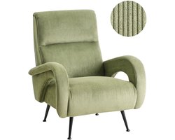 SVALOV - Fauteuil - Groen - Corduroy