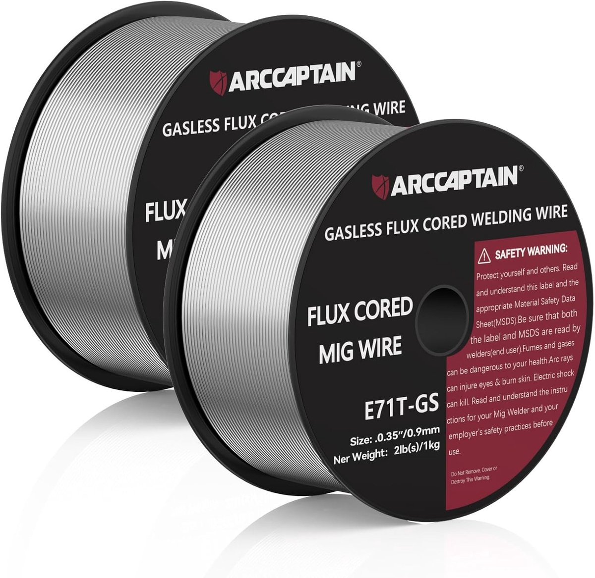 MIG lasdraad 0.9mm 2kg - E71T-GS Fluxdraad - TÜV-gecertificeerd - ideaal voor T-verbindingen - ShopVlot