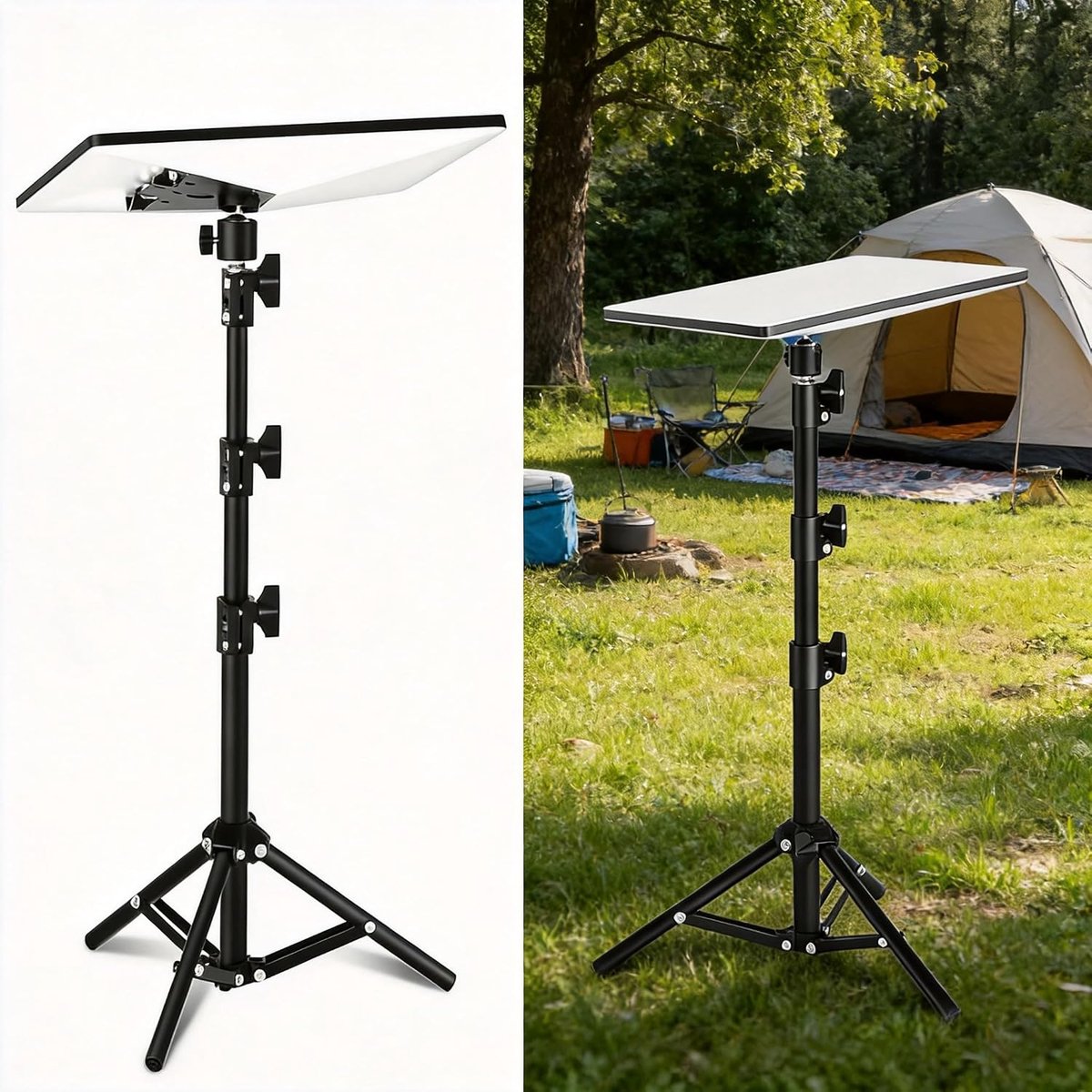 Mini tripod voor satellietinternet - verstelbaar en robuust - inclusief adapter voor mini buis - ShopVlot